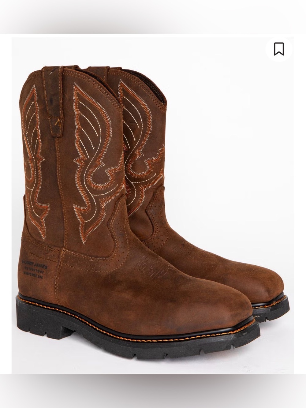 CODY JAMES western work boot composite toe